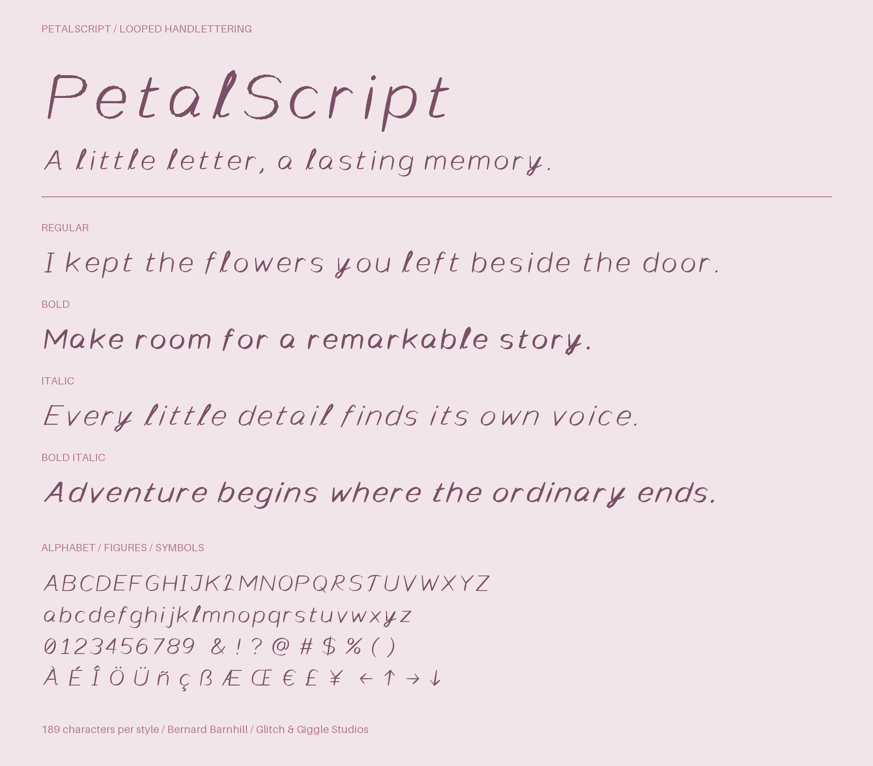 PetalScript — An Elegant, Floral-Inspired Script Font